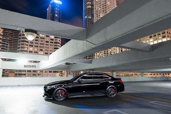 Фото дисков Strasse Wheels SM5R Deep Concave Monoblock Другой цвет на Mercedes-Benz C-Class (W205)