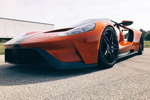 Фото дисков HRE S107 Черный сатин на Ford GT II