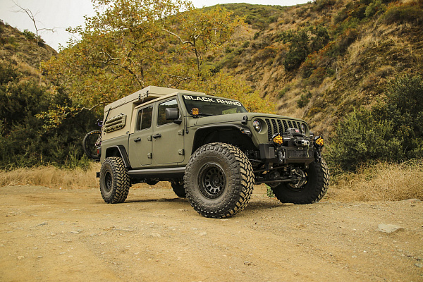 Фото дисков Black Rhino PRIMM Черный сатин на Jeep Gladiator II (JT)