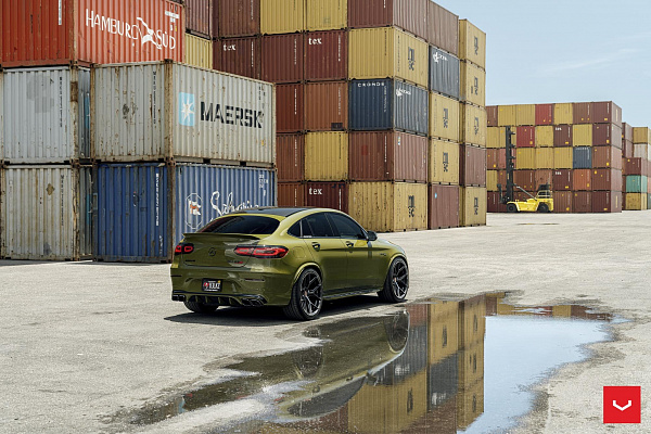 Фото дисков Vossen HF-5 Черный глянец на Mercedes-Benz GLC (X253, C253)