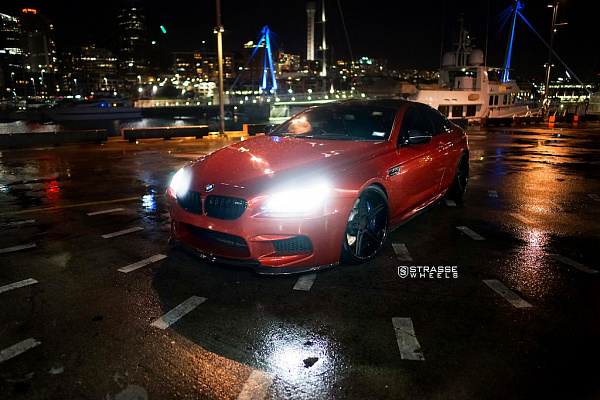 Фото дисков Strasse Wheels SP5R Deep Concave Черный сатин на BMW 6/M6 (F06/F13/F12)