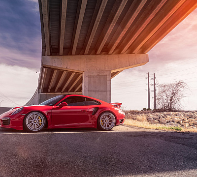 Фото дисков Anrky AN38 на Porsche 911 VII