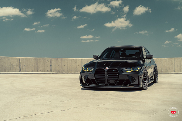Фото дисков Vossen LC3-01 Глянцевый темный лак на BMW 3/M3 (G2x/G80)
