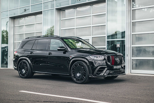 Фото дисков BRABUS Monoblock M (Platinum Edition) Черный глянец на Mercedes-Benz GLS (X167)