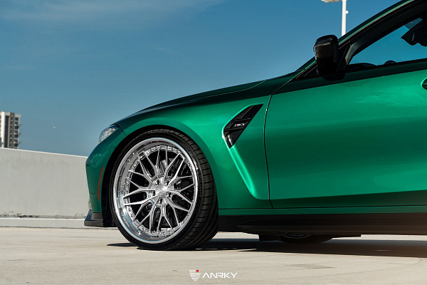 Фото дисков Anrky RS1 Полированный лак на BMW 3/M3 (G2x/G80)