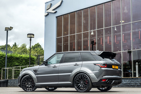 Фото дисков Kahn RS-2 Черный сатин на Range Rover Sport II