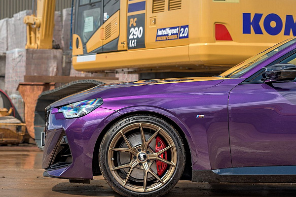 Фото дисков Bola FLY Сатиновая бронза на BMW 2/M2 (G42/G87)