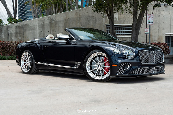 Фото дисков Anrky AN28 Полированный лак на Bentley Continental GT III