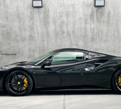 Фото дисков Anrky S1-X3 на Ferrari 488