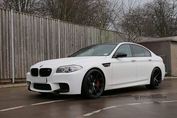 Фото дисков HRE P101 Черный сатин на BMW 5/M5 (F10)