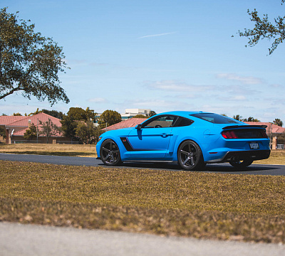 Фото дисков Vossen CV3 на Ford Mustang VI