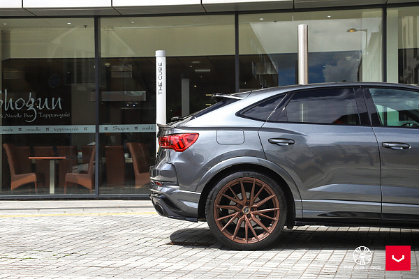 Фото дисков Vossen HF-4T Сатиновая бронза на Audi Q3 (F3)