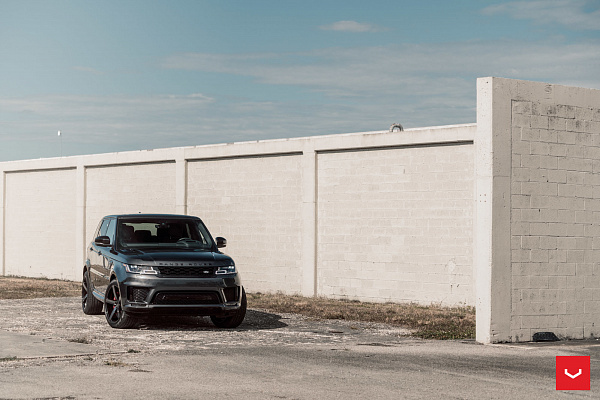 Фото дисков Vossen CV3 Глянцевый темный лак на Land Rover Range Rover Sport II