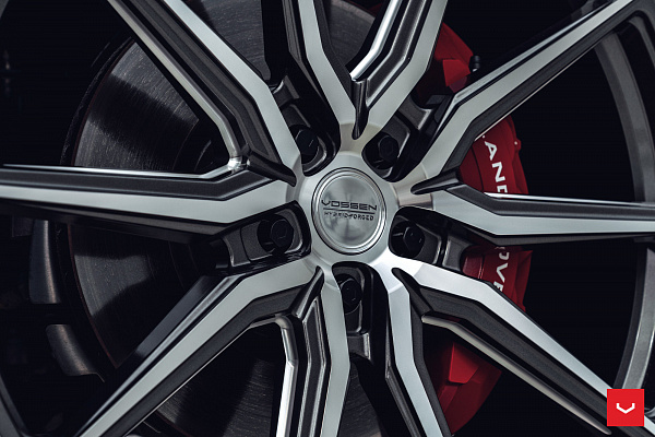 Фото дисков Vossen HF-3 Алмазная проточка на Range Rover Sport II