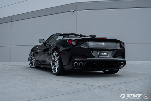 Фото дисков NOVITEC NF8 Серебро на Ferrari Portofino
