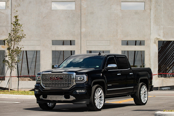 Фото дисков Vossen HF6-1 Серебро на GMC Sierra III