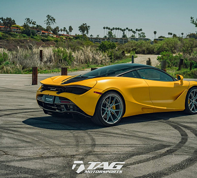 Фото дисков HRE P101 на McLaren 720S