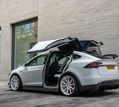 Фото дисков Vossen VFS-1 на Tesla Model X