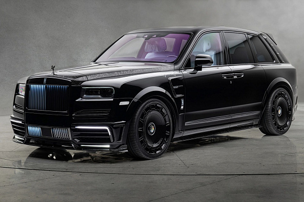 Фото дисков Mansory FD.15 Черный глянец на Rolls-Royce Cullinan