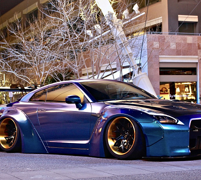 Фото дисков Savini SV72 на Nissan GT-R
