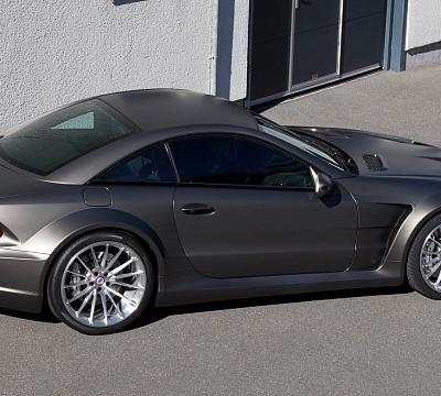 Фото дисков HRE P103 на Mercedes-Benz SL (R230)