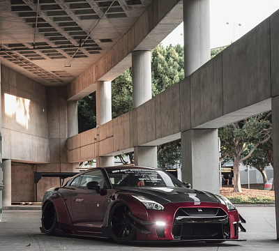Фото дисков Savini SV43 на Nissan GT-R