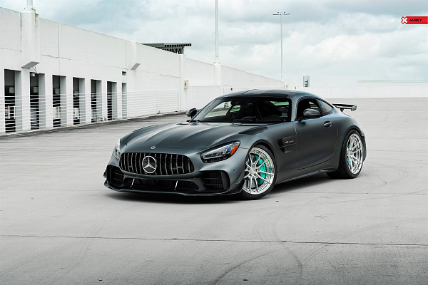 Фото дисков Anrky AN24 Полированный лак на Mercedes-Benz AMG GT I