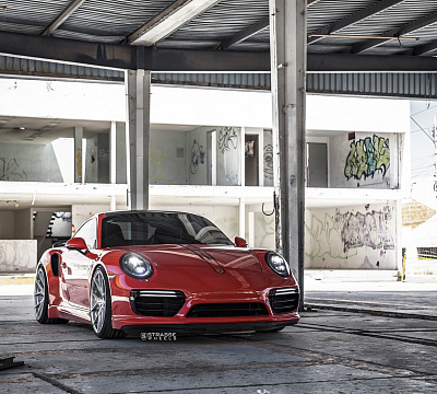 Фото дисков Strasse Wheels SM5R Deep Concave Monoblock на Porsche 911 VII