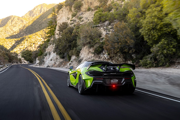 Фото дисков Brixton Forged PF14 R / RS Сатиновый темный лак на McLaren 600