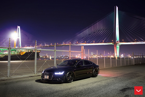 Фото дисков Vossen HF-1 Алмазная проточка на Audi A/RS 7 (4G)