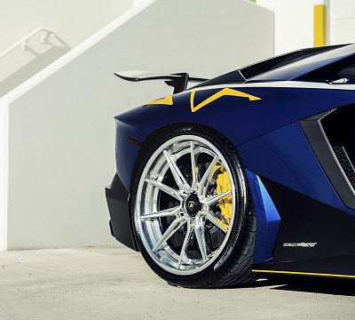 Фото дисков Vossen EVO-2R (3-Piece) на Lamborghini Aventador