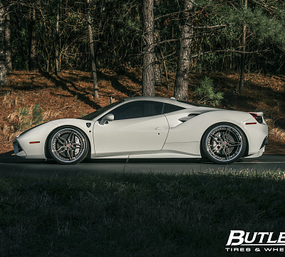 Фото дисков Vossen M-X1 (3-Piece) на Ferrari 488