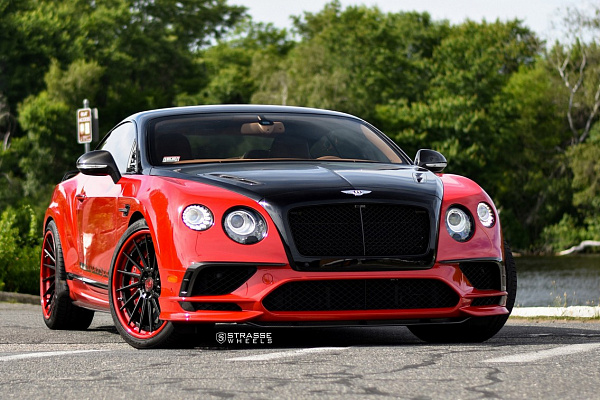 Фото дисков Strasse Wheels SV15T Deep Concave FS Другой цвет на Bentley Continental GT II