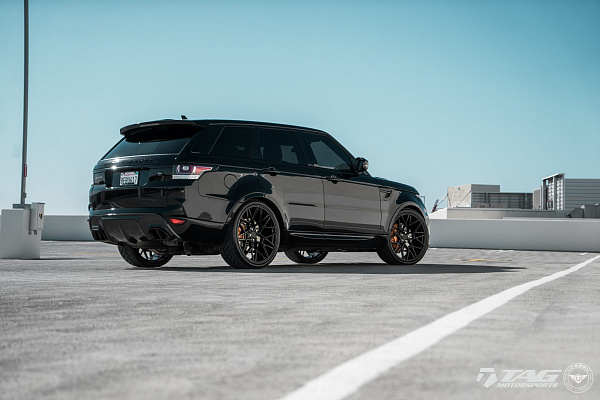 Фото дисков Vossen UV-1 Черный глянец на Land Rover Range Rover Sport II