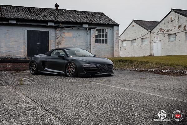 Фото дисков Vossen CG-209T (3-Piece) Сатиновая бронза на Audi R8 (Typ 42)