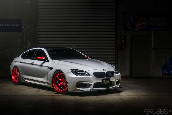 Фото дисков HRE S101 Красный глянец на BMW 6/M6 (F06/F13/F12)