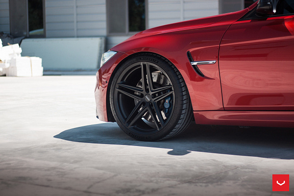 Фото дисков Vossen VFS-5 Черный сатин на BMW 3/M3 (F3x/F80)