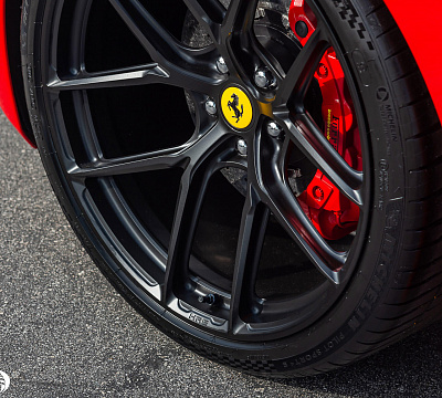 Фото дисков HRE P101SC на Ferrari 488