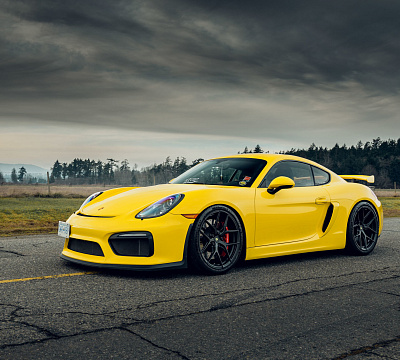 Фото дисков Vossen S21-01 на Porsche Cayman II