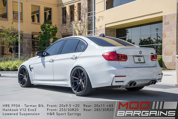 Фото дисков HRE FF04 Черный сатин на BMW 3/M3 (F3x/F80)