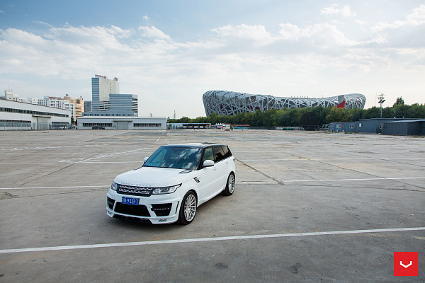 Фото дисков Vossen VFS-2 Серебро на Range Rover Sport II