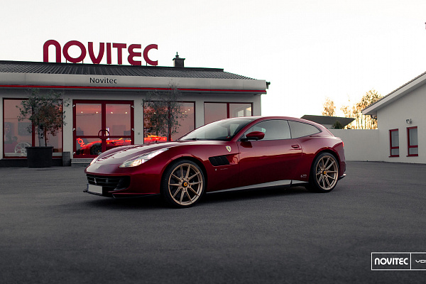 Фото дисков NOVITEC NF10 Сатиновая шампань на Ferrari GTC4Lusso