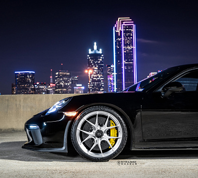 Фото дисков Strasse Wheels SM5R Deep Concave Monoblock на Porsche 911 VIII