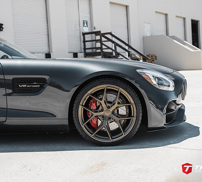 Фото дисков Vossen HF-5 на Mercedes-Benz AMG GT I
