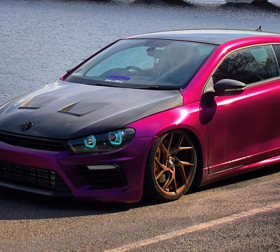 Фото дисков Bola FLA на Volkswagen Scirocco III