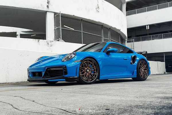 Фото дисков Anrky S3-X1 Сатиновая бронза на Porsche 911 VIII