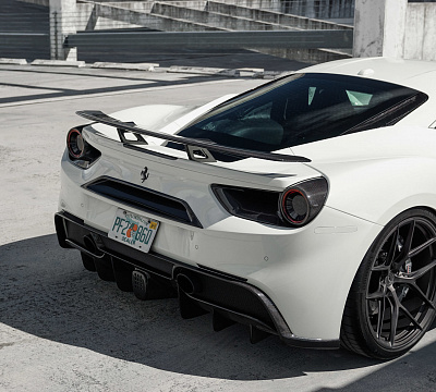Фото дисков Vossen S21-01 на Ferrari 488