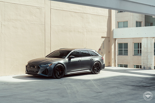 Фото дисков Vossen UV-X Черный глянец на Audi A/RS 6 (C8)