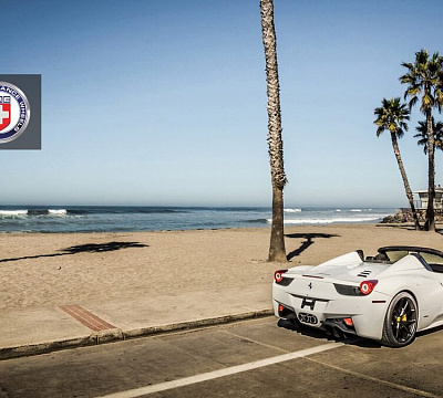 Фото дисков HRE P101 на Ferrari 458