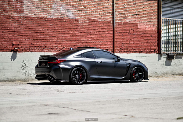 Фото дисков HRE FF04 Черный сатин на Lexus RC